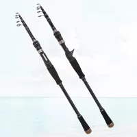 Carbon Telescopic Luya Rod Short Section Fishing Throwing Rod