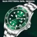 SANDA 1099 Steel Belt Electronic Watch Men Quartz Watch Simple Personalized Wristwatch