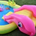 Home Large Cartoon Animal Drama Pool Water Spray Inflatable Swimming Pool Slide Pool Pirate