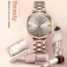 JIN SHI DUN 6533 Women Fashion Waterproof Ultra-thin Quartz Watch