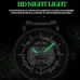 BINBOND B7872 Multifunctional Hollow Luminous Waterproof Quartz Watch White Steel-Black-White