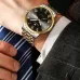 FNGEEN 4002 Men Roman Numeral Dial Sports Watch Student Luminous Quartz Watch Between Gold Blue Surface