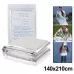 Compact Lightweight Aluminized Windproof Emergency Blanket