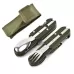 Outdoor Camping Tableware Stainless Steel Folding Knife Fork and Spoon Combination Tableware