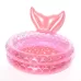 Inflatable Mermaid Shape Pool Home Children Baby Pink Round Swimming Pool Floating Air Cushion