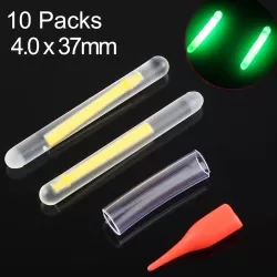10 Packs OCEAN SUN Luminous Float Night Fishing Light Stick