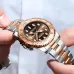 BINBOND B930 Metal Gear Luminous Quartz Watch 30M Waterproof Sports Watch Rose Gold-Rose Gold