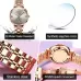 JIN SHI DUN 6533 Women Fashion Waterproof Ultra-thin Quartz Watch