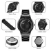 Skmei 9210 Fashion Trend Mens Business Wristwatch Simple Three-Dimensional Surface Waterproof Gold Quartz Watch Man