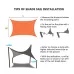 Outdoor Garden Sunshade Sail Waterproof Anti-UV Canopy