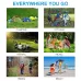 Polyester Waterproof Plaid Cloth Pocket Picnic Mat Outdoor Camping Beach Mat