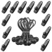 10pcs one Set Outdoor Camping Canopy Windproof Clip Tent Additional Pull Point Plastic Clip Rainproof Tarp Fixing Clip B Clip and Bouncy Ball