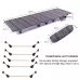 Outdoor Folding Camping Mat Single Bed Portable Aluminium Alloy Sleeping Bed