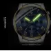 FNGEEN 4006 Men Trendy Waterproof Quartz Watch Black Steel Black Surface