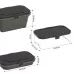 Camping Water Carry Basket Picnic Basket Outdoor Folding Box Can Be Used As Table