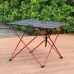 8249 Outdoor Ultra Light Aluminum Folding Table Small Portable Picnic Table