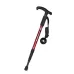 JUNGLELEOPARD Four-Section Curved Handle Aluminum Alloy Trekking Pole