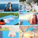 Polyester Waterproof Plaid Cloth Pocket Picnic Mat Outdoor Camping Beach Mat
