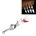 Rotating Metal Spinner Fishing Lure Hard Baits Fish Hook Tackle