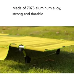 CLS Outdoor Lightweight Folding Bed Camping Simple Leisure Bed