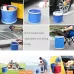 KANEED 11 Liter Gallon Oxford Cloth Scalable Foldable Convenient Water Bucket for Camping or Car Washing or Fishing or Hiking or Beach