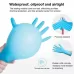 100pcs Blue Disposable Butyronitrile Gloves Housework Supplies