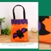Halloween Decoration Creative Cartoon Candy Gift Square Tote for Children Random Style Delivery