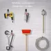 630 Medium Square Garage Hook Warehouse Storage Dip Metal Hook Bright Orange