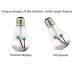 400ML Colorful Light Portable Bulb Shape Aromatherapy Air Purifier Humidifier for Home / Office / Car Gold