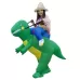 Operated Inflatable Dinosaur Fancy Polyester Dress Halloween Party Costume for Adult