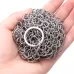 Stainless Steel Square Cast Iron Cleaner Pot Brush Scrubber Home Cookware Kitchen Cleaning Tool