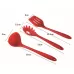 kn7050 10 in 1 Silicone Kitchen Tool Set Red