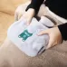0688 PVC Plush Hand Pluggable Water-filled Hot Water Bags Gray