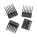 4 In 1 Hair Clipper Limit Comb Barber Tool Accessories Black