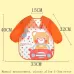 Baby Bibs Waterproof Long Sleeve Apron Blue Betterfly