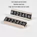 Metal Digital Grain Price Display Micro Standing Plate Single Layer Black