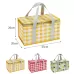 JY2209 Camping Moistureproof Portable Picnic Basket Set  Leaves