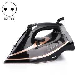 RAF R 1215 Three-Speed Thermostatic Ceramic Soleplate Electric Iron EU Plug Black Gold