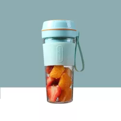 FS1300 Mini Juicer Home Portable Cooking Machine Student Juice Cup Juicer Gem Blue Four Blade