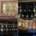 220V EU Plug LED Star Light Christmas lights Indoor or Outdoor Decorative Love Curtains Lamp For Holiday Wedding Party lighting Colourful