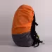 2 PCS Outdoor Mountaineering Color Matching Luminous Backpack Rain Cover Red and Orange