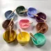 Children Silicone Anti-fall Suction Cup Bowl Training Spoon Food Supplement Bowl Set Random Color Delivery