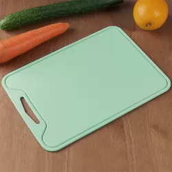 Silicone Anti-mildew And Heat-resistant Vegetable Cutting Board For Household Kitchen Green