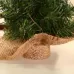 20cm Hemp Bottom Mini Christmas Tree Shopping Mall Window Desktop Decoration