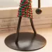 tro Wrought Iron Man-shaped Candlestick Ornament Restaurant Table Decoration Props