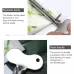 3 PCS Stainless Steel Squeezing Toothpaste Device Hair Key Squeegee Dyeing Tool Semicircular Metal Squeezer Silver