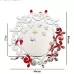 Flower Vine Dressing Up Mirror Art Vinyl Mural Decor Ceiling Wall Sticker Silver
