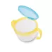 Baby Products Anti-sprinkling Design Baby Double Handle Biscuit Small Bowl Snack Cup Yellow