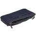 Thicken Portable Multi-function Double Zipper Cosmetic Bag Storage Bag in Bag Dark Blue