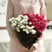 Artificial Rose Bud Wedding Decoration Flower Arrangement Party Home Decoration Red